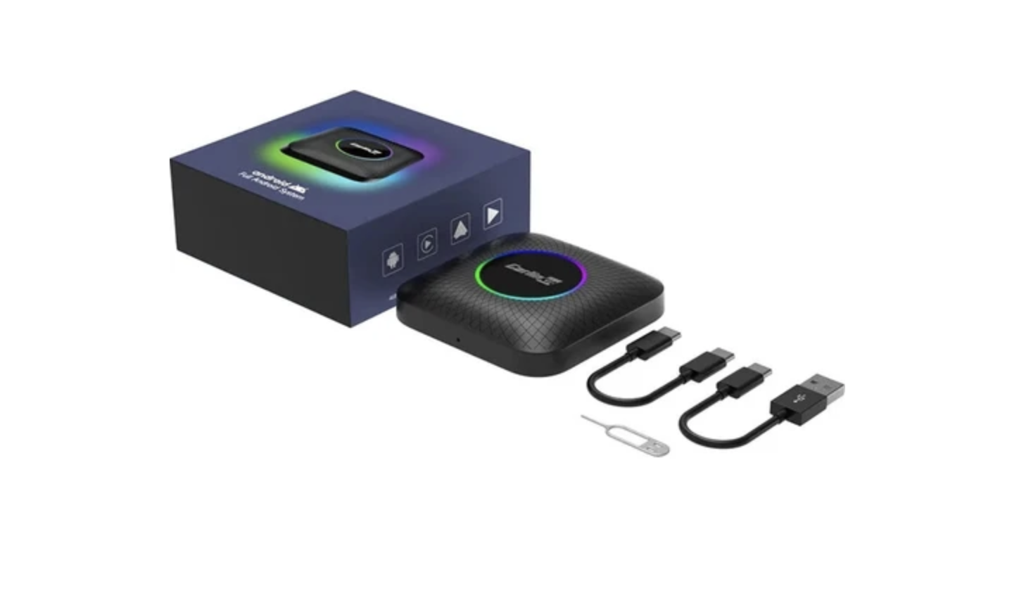 Carlinkit Tbox Max Ambient Android 13.0 Carplay 8 GB RAM 128 GB Kapasite PlayStore, Netflix, YouTube (IMEI Kayıtlı) SIM Kart Destekli