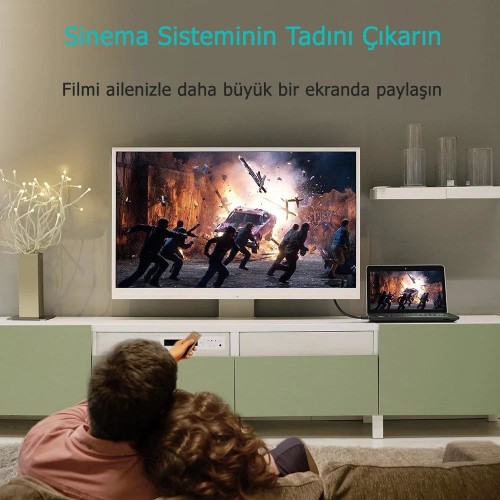 UGREEN 4K Displayport to HDMI Dönüştürücü Kablo 1.5 Metre, Siyah, 10239