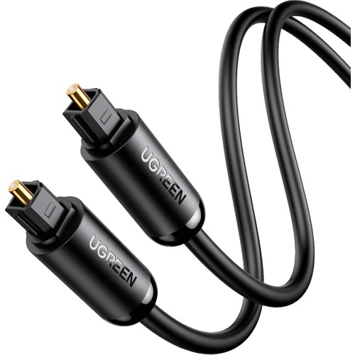 UGREEN Toslink Optik Ses Kablosu 1 m, Siyah, 70890