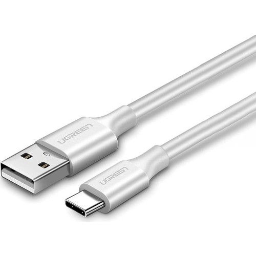UGREEN USB-C - USB-A 3A QC Hızlı Şarj Kablosu, 1.5 m, Beyaz, 60122